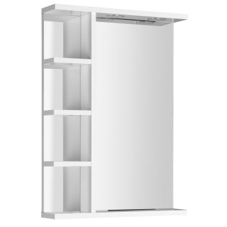 KORIN zrcadlo s LED osvětlením a policemi 50x70x12cm KO355