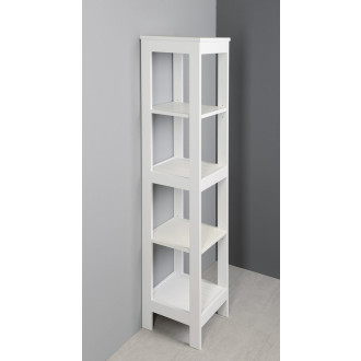 ETIDE policový regál vysoký 36x152x36 cm, bílá mat ET156
