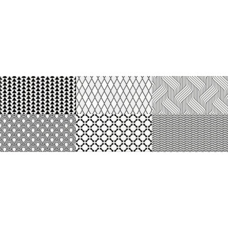 CAMALEONTE obklad Decor Mix Negro 20x60 (1,44 m2) CAM002
