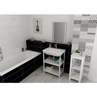 BLANCO obklad Negro brillo 20x60 (1,44 m2) BNB002