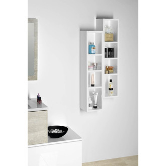 ESPACE otevřená policová skříňka 20x94x22cm, dub stříbrný ESC130-1111