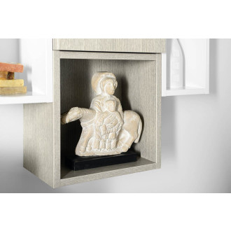 ESPACE otevřená policová skříňka 35x35x22cm, bílá ESC150-3030