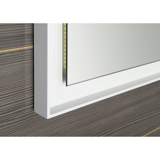 FLUT zrcadlo s LED podsvícením 600x800mm, bílá FT060