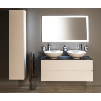 FLUT zrcadlo s LED podsvícením 1200x700mm, bílá FT120