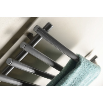 Elektrický sušák ručníků, 570x465mm, 72W, šedý hliník-metalíza (RAL9007) SU210A