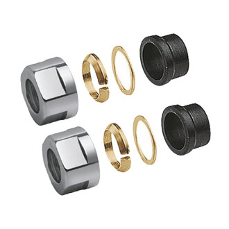 Svěrné šroubení 1/2" pro Měď 15mm, chrom CP6115