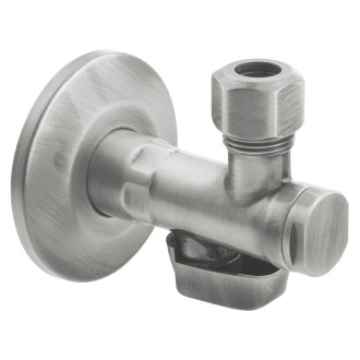 Rohový ventil s matkou, 1/2"x 3/8", nikl 2020NK