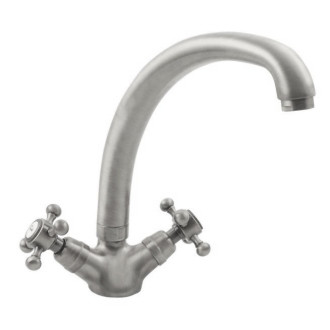 ANTEA stojánková dřezová baterie, výška 265mm, nikl 3118