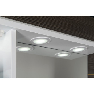 KORIN zrcadlo s LED osvětlením, zásuvkou a policemi 60x70x12cm KO377