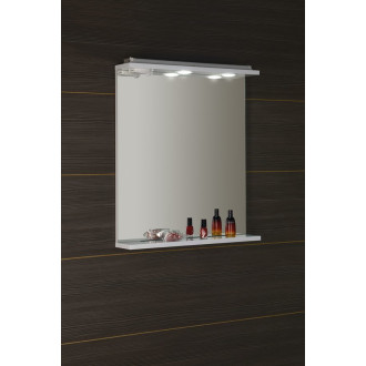 KORIN zrcadlo s LED osvětlením a zásuvkou 60x70x12cm KO397