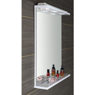 KORIN zrcadlo s LED osvětlením a zásuvkou 60x70x12cm KO397