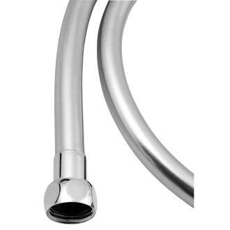 SOFTFLEX plastová sprchová hadice, 100cm, metalická stříbrná/chrom 1208-05