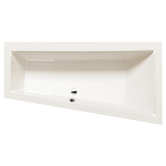 ANDRA R asymetrická vana 160x90x45cm, ivory