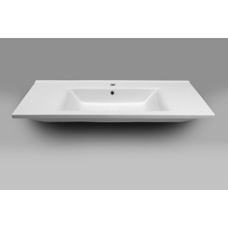 ZUNO 100 keramické umyvadlo nábytkové 100x45cm, bílá 9100