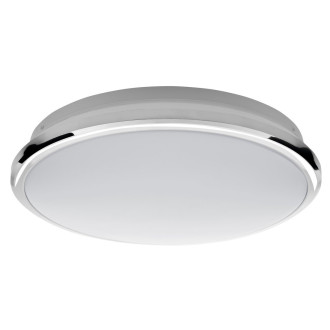 SILVER stropní LED svítidlo pr.28cm, 10W, 230V, denní bílá, chrom AU460