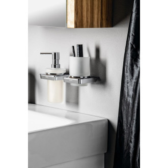 ZEN dávkovač mýdla 250ml, mléčné sklo, chrom 161010