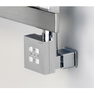 KTX topná tyč s termostatem, s krytem pro kabel, 300 W, chrom KTX-CW-300
