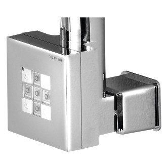 KTX topná tyč s termostatem, s krytem pro kabel, 400 W, chrom KTX-CW-400