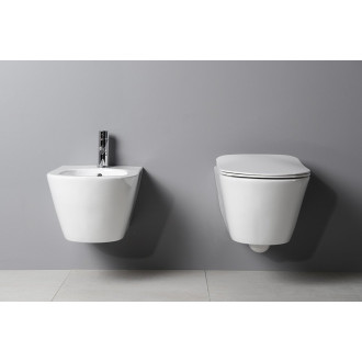 AVVA bidet závěsný 35,5x53 cm, bílá 100324