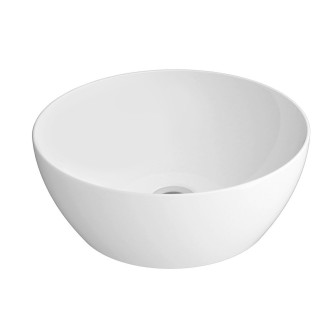 PURA keramické umyvadlo na desku, průměr 42cm, bílá ExtraGlaze 885111