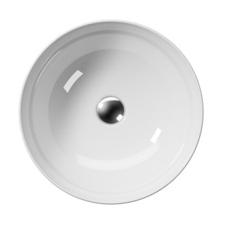 PURA keramické umyvadlo na desku, průměr 42cm, bílá ExtraGlaze 885111
