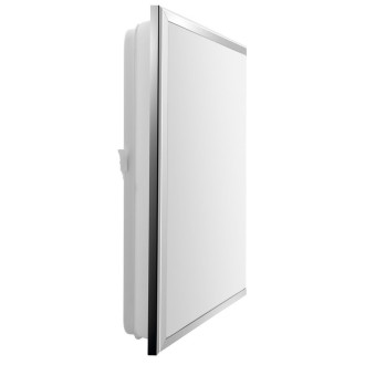 SILVER stropní LED svítidlo 28x28cm, 10W, 230V, studená bílá, chrom AU464