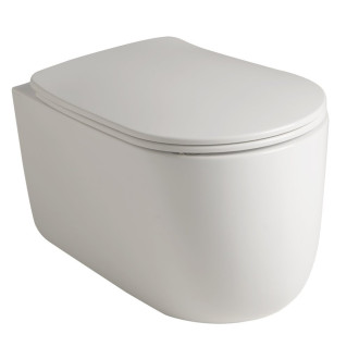 NOLITA závěsná WC mísa, Rimless, 35x55cm, bílá 531401