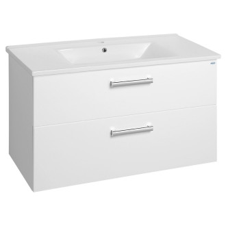 VEGA umyvadlová skříňka 97x60x43,6cm, 2x zásuvka, bílá VG103