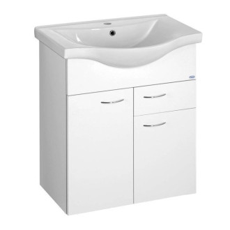 KERAMIA FRESH umyvadlová skříňka, 1 zásuvka, 60,6x74x34cm, bílá 50064A