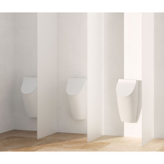 COMMUNITY urinál se zakrytým přívodem vody s otvory pro víko 31x65 bílá ExtraGlaze 909811