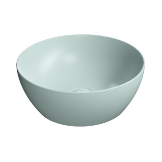 PURA keramické umyvadlo na desku, průměr 42cm, ghiaccio mat 885115