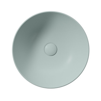 PURA keramické umyvadlo na desku, průměr 42cm, ghiaccio mat 885115