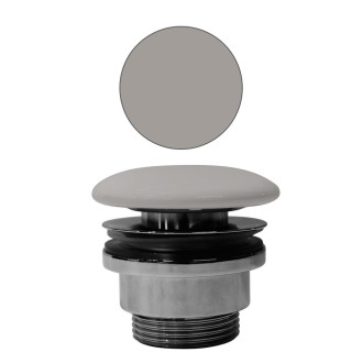 GSI umyvadlová výpust 5/4“, neuzavíratelná, keramická zátka, 5-65mm, tortora mat PVC05