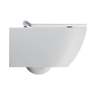 PURA závěsná WC mísa, Swirlflush, 36x55cm, bílá dual-mat 881509