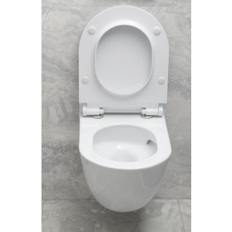 PURA závěsná WC mísa, Swirlflush, 36x55cm, bílá dual-mat 881509