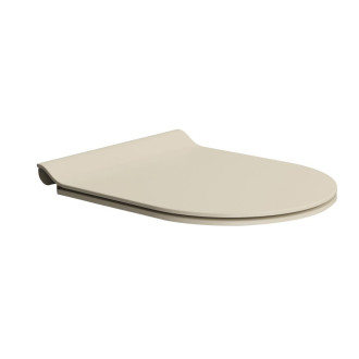 PURA WC sedátko, SLIM, Soft Close, creta mat/chrom MS86CSN08