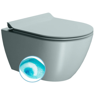 PURA závěsná WC mísa, Swirlflush, 36x50cm, ghiaccio dual-mat 881615