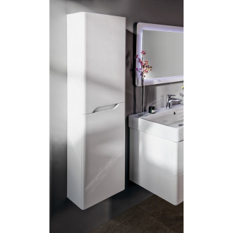 MEDIENA skříňka vysoká 40x140x20cm, 2x dvířka, levá/pravá, bílá mat/bílá mat MD450