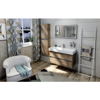 NIRONA umyvadlová skříňka 95x51,5x43 cm, dub Sherwood NR100-1515