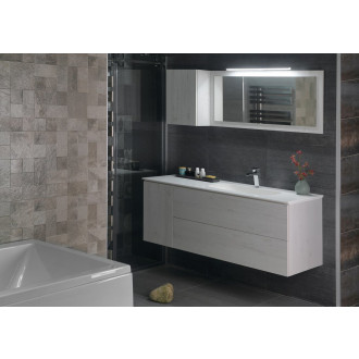 TREOS umyvadlová skříňka 110x53x50,5cm, dub Polar TS110-1010