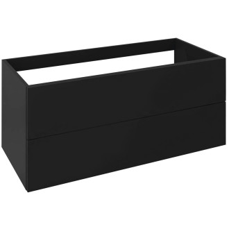 TREOS skříňka zásuvková 110x53x50,5cm, černá mat TS115-3535