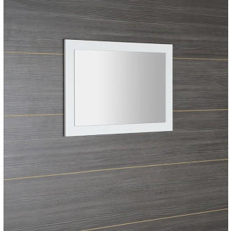 TREOS zrcadlo v rámu 750x500mm, bílá mat TS750-3131