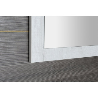 TREOS zrcadlo v rámu 1100x500mm, dub Polar TS100-1010