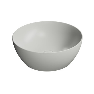 PURA keramické umyvadlo na desku, průměr 42cm, cenere mat 885117