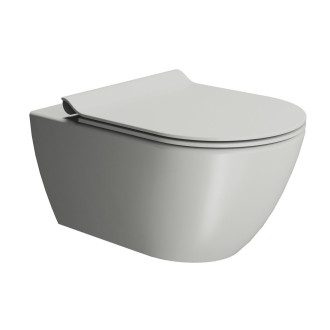 PURA závěsná WC mísa, Swirlflush, 36x55cm, cenere dual-mat 881517