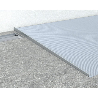 Spádová lišta, pravá, výška 10 mm, délka 1500 mm, nerez mat SPD1510-P
