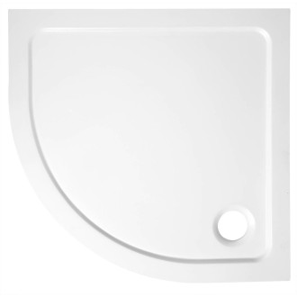 AKCE čtvrtkruhová sprchová zástěna 900x900x1900mm, čiré sklo AG4290