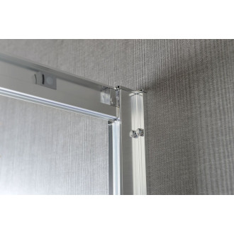 AKCE čtvrtkruhová sprchová zástěna 900x900x1900mm, čiré sklo AG4290