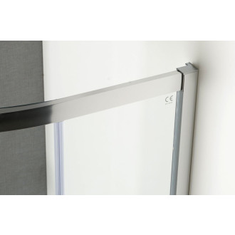 AKCE čtvrtkruhová sprchová zástěna 900x900x1900mm, čiré sklo AG4290