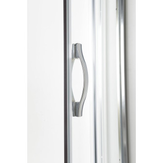 AKCE čtvrtkruhová sprchová zástěna 900x900x1900mm, čiré sklo AG4290